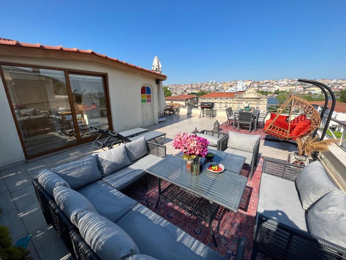 Apartament Waterfront By The Tram - Terrace With Dome & Golden Horn View In Fatih