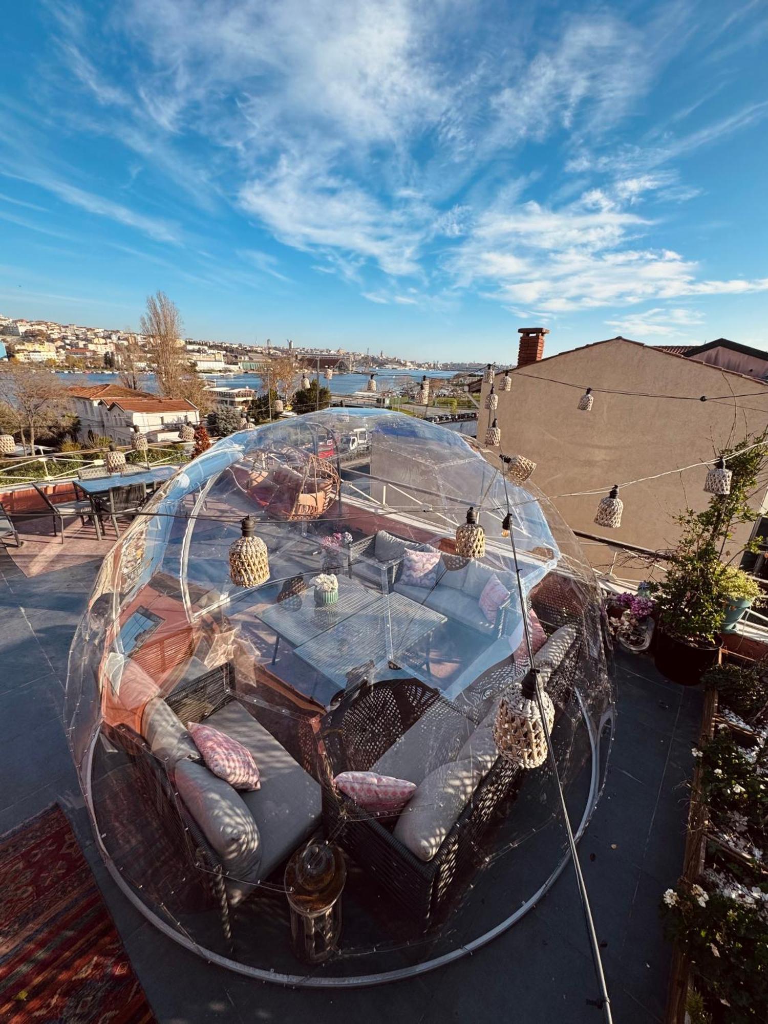 Apartament Waterfront By The Tram - Terrace With Dome & Golden Horn View In Fatih Istanbul